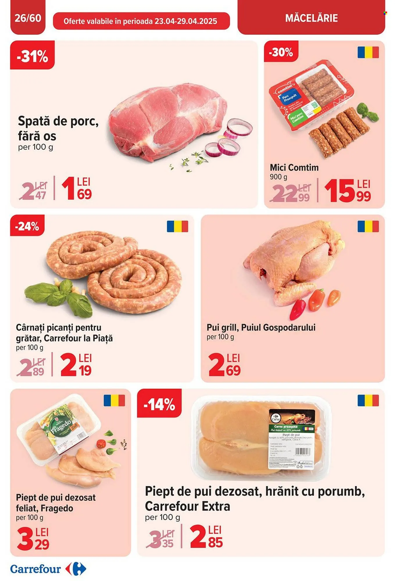 Catalog Catalog Carrefour de la 23 aprilie până la 6 mai 2025 - Revista Pagina 28