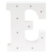 LITERA "E" Decor luminos din lemn copii