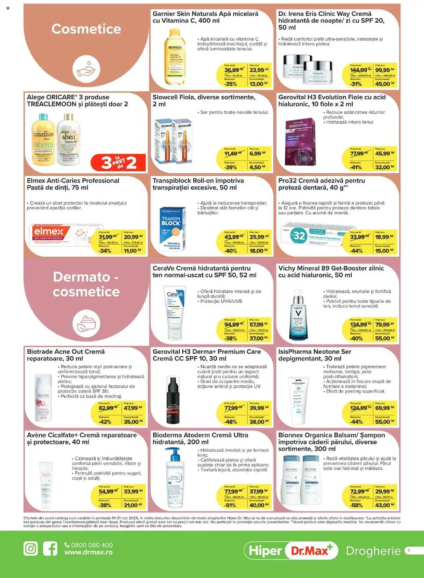 Catalog Catalog Dr.Max de la 1 mai până la 31 mai 2025 - Revista Pagina 7