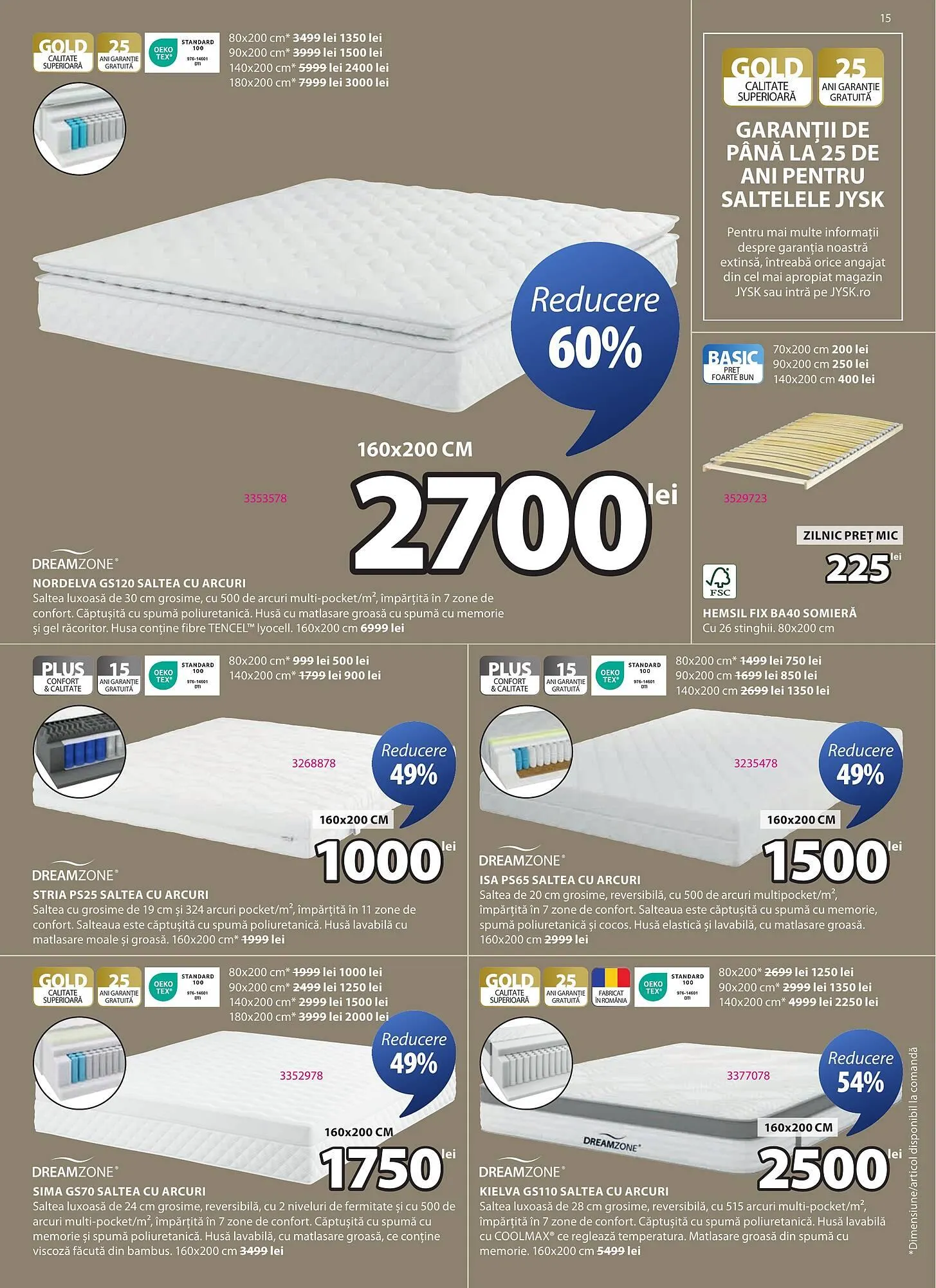 Catalog Catalog JYSK de la 5 februarie până la 6 martie 2025 - Revista Pagina 15