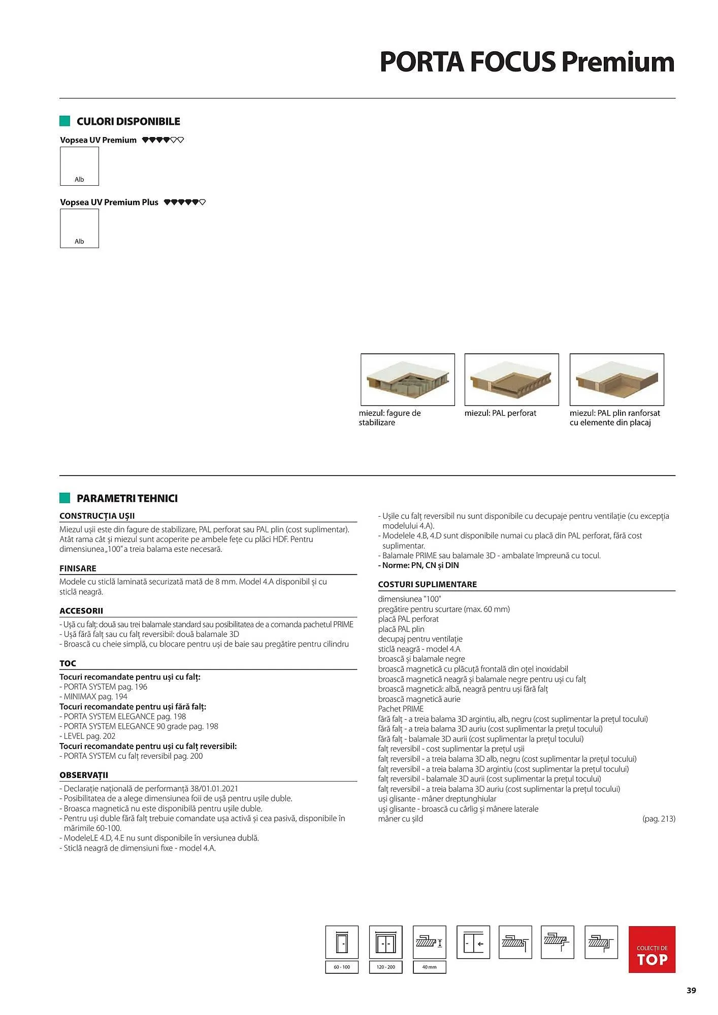 Catalog Сatalog Usi 365  de la 31 iulie până la 31 decembrie 2024 - Revista Pagina 39
