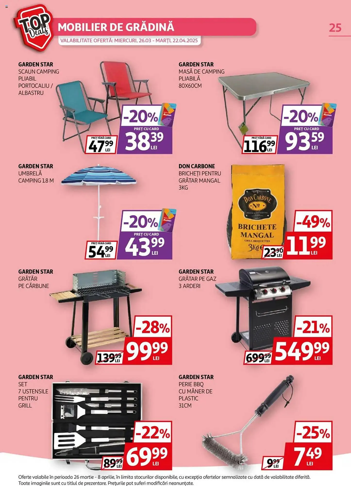 Catalog Catalog Auchan de la 26 martie până la 8 aprilie 2025 - Revista Pagina 25