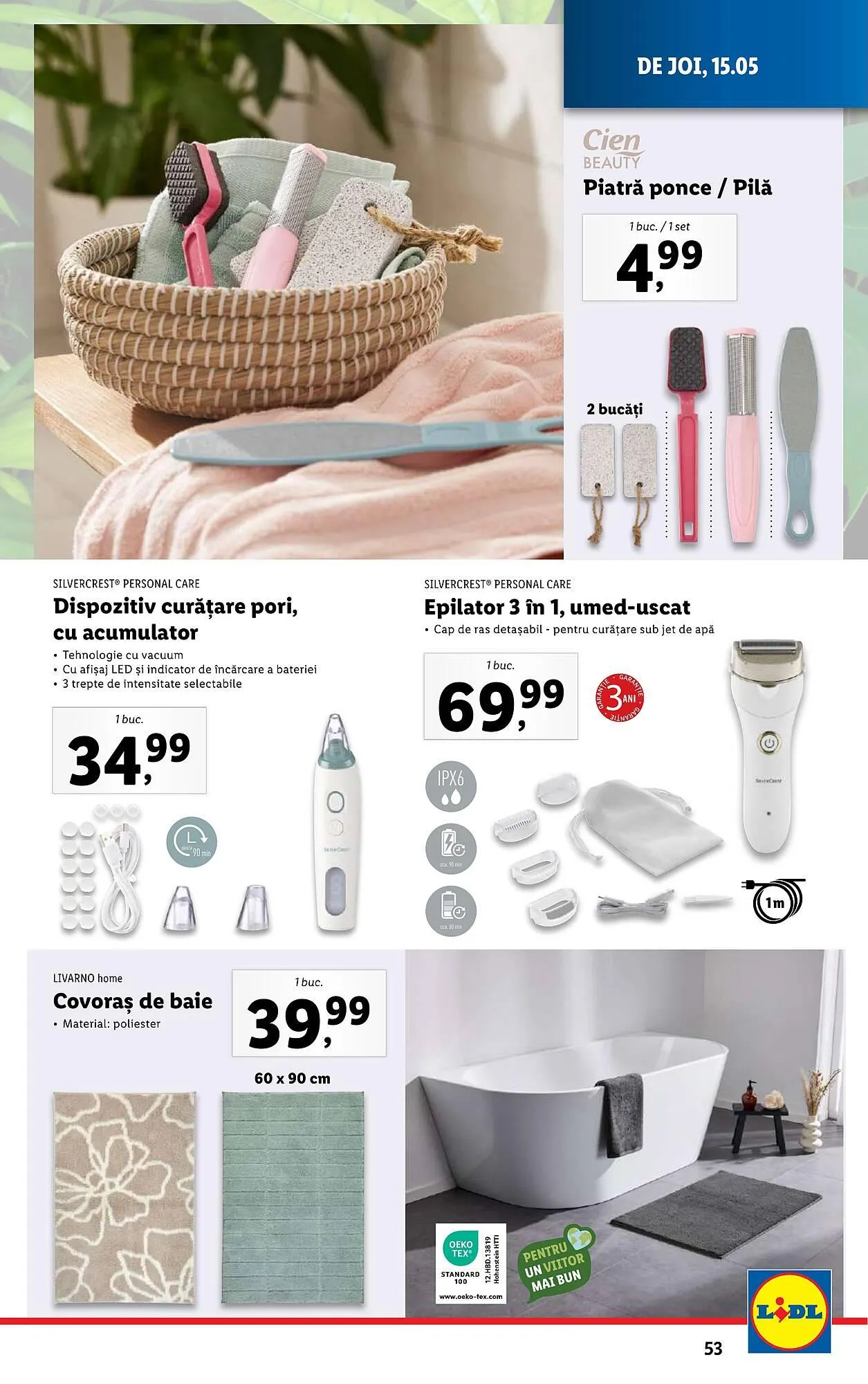 Catalog Catalog Lidl de la 12 mai până la 18 mai 2025 - Revista Pagina 53