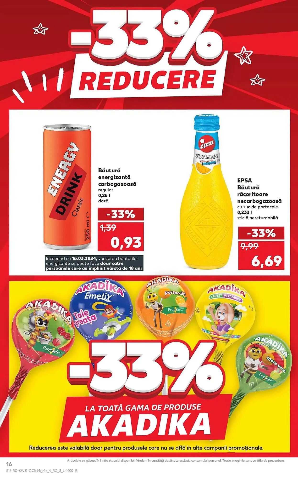 Catalog Catalog Kaufland de la 22 aprilie până la 28 aprilie 2026 - Revista Pagina 16