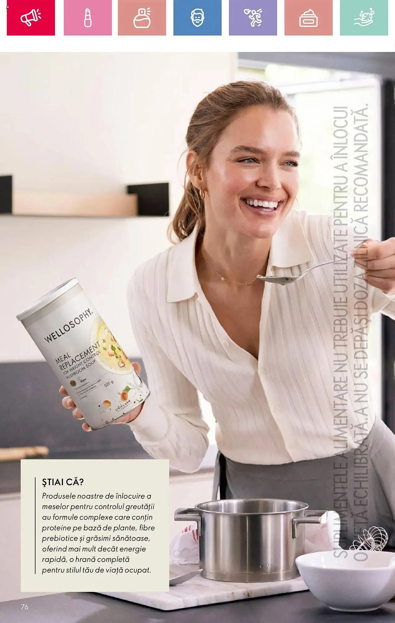 Catalog Catalog Oriflame de la 13 aprilie până la 3 mai 2025 - Revista Pagina 76