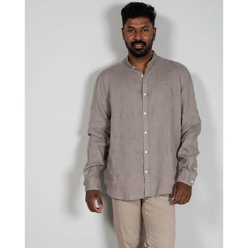 Camasa din in cu guler tunica 24KOSD4001