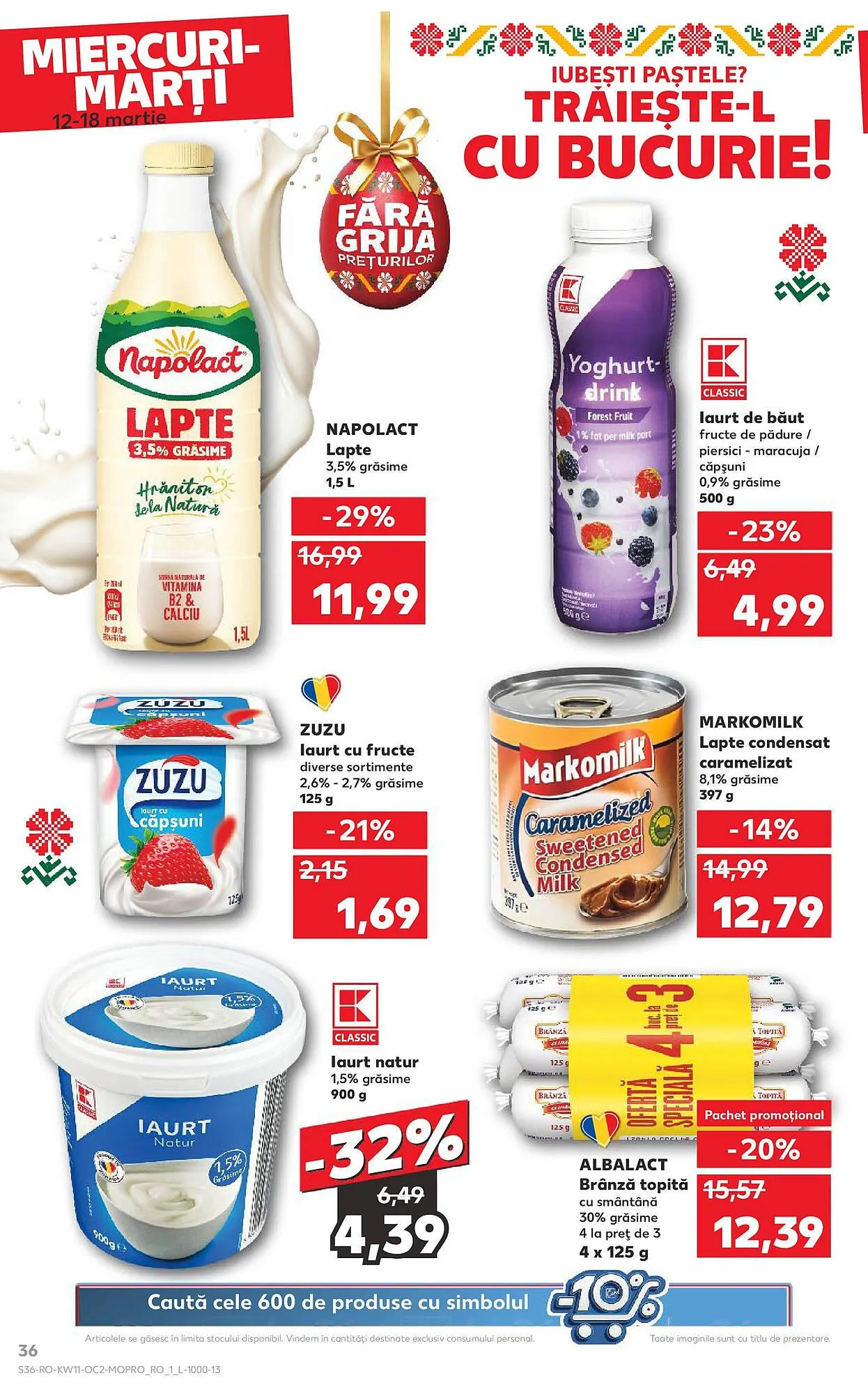 Catalog Catalog Kaufland de la 12 martie până la 18 martie 2025 - Revista Pagina 36