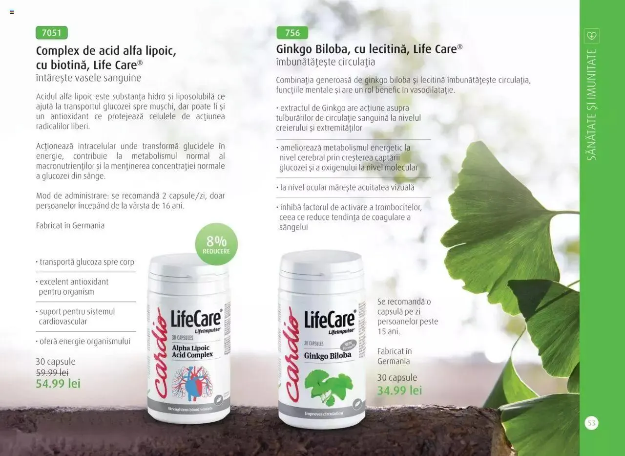 Catalog Life Care - Catalog Life Care toamna 2023 - iarna 2024 de la 1 septembrie până la 31 ianuarie 2024 - Revista Pagina 55