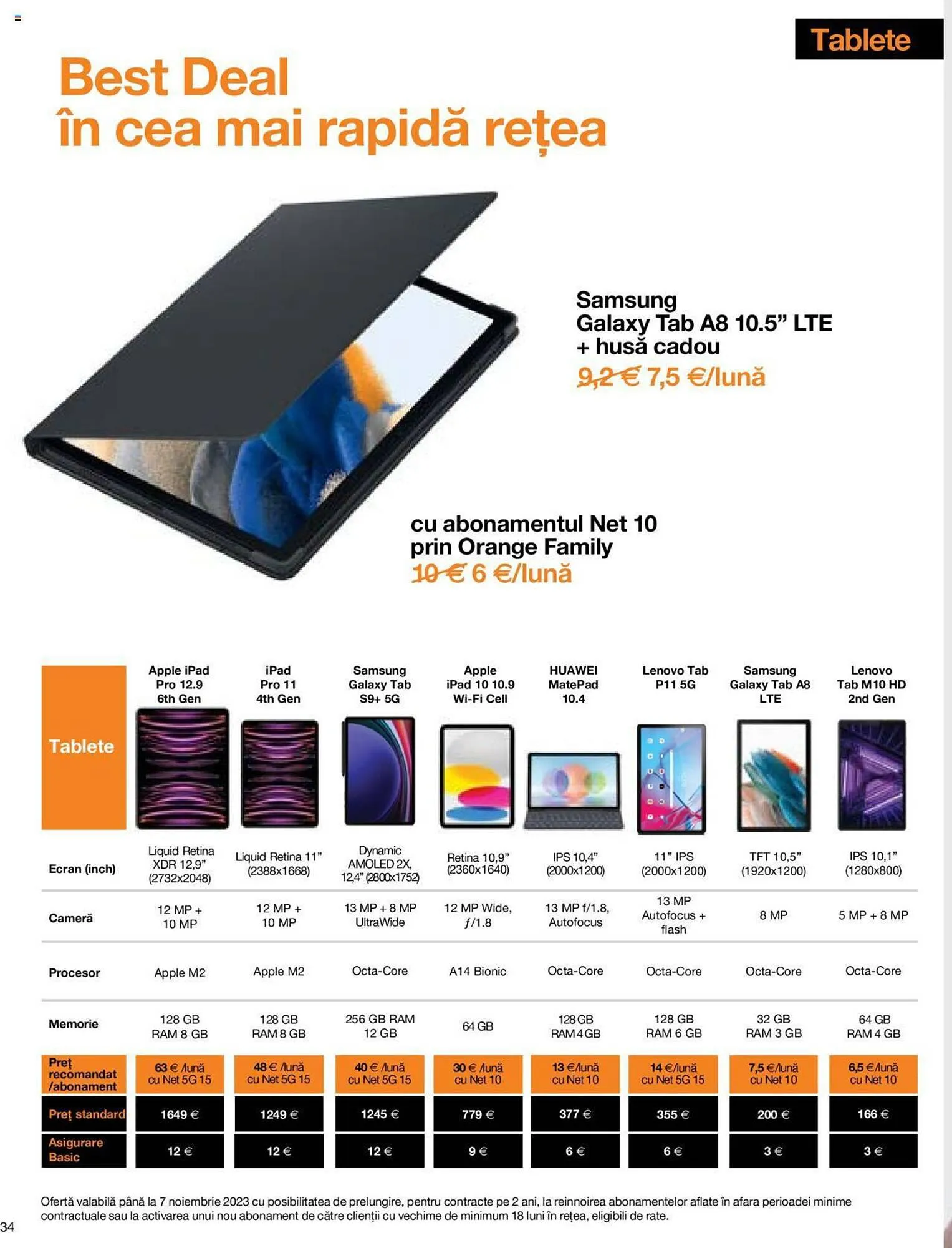 Catalog Orange catalog de la 5 septembrie până la 21 noiembrie 2023 - Revista Pagina 34