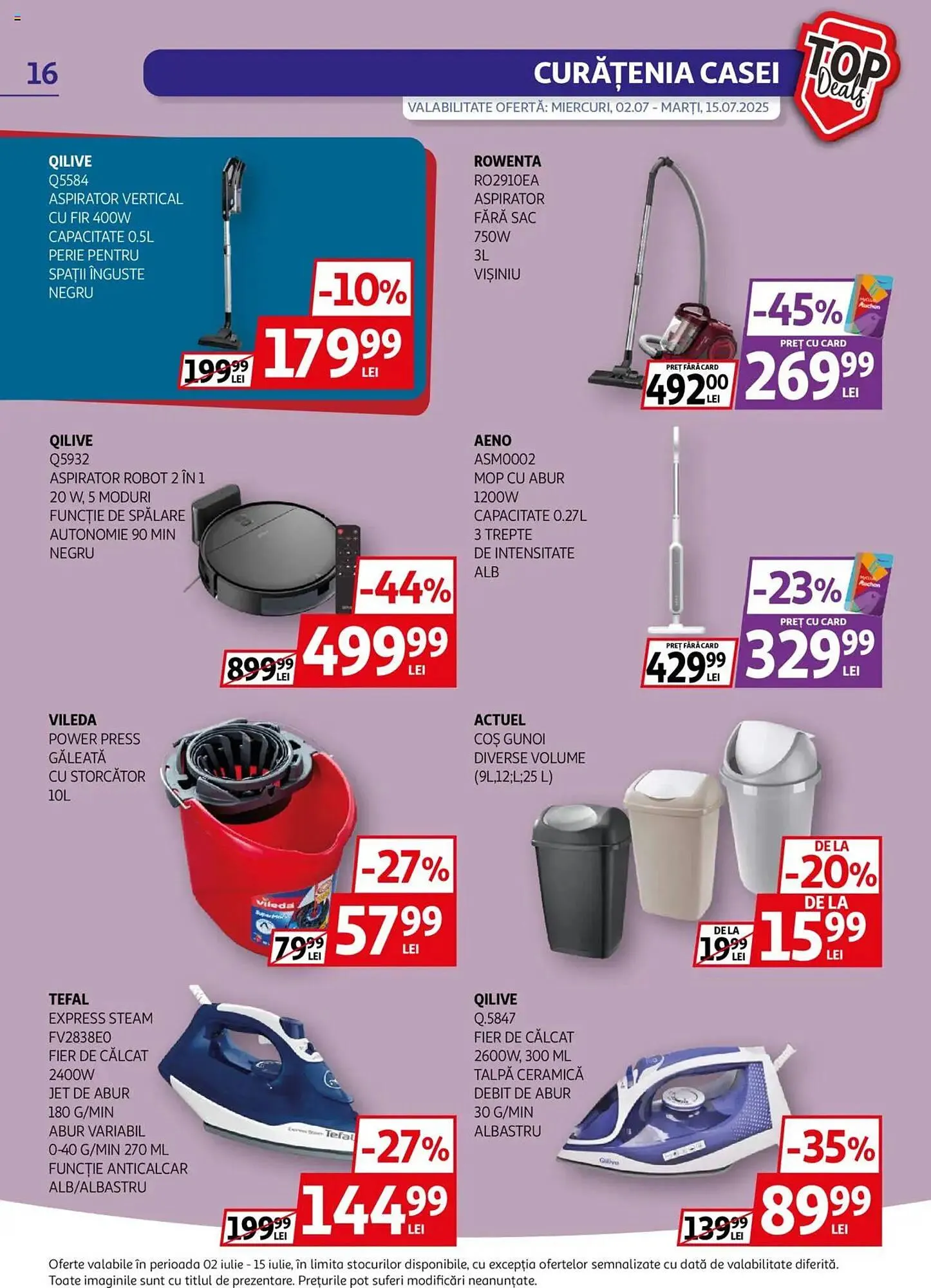 Catalog Catalog Auchan de la 1 iulie până la 15 iulie 2025 - Revista Pagina 16