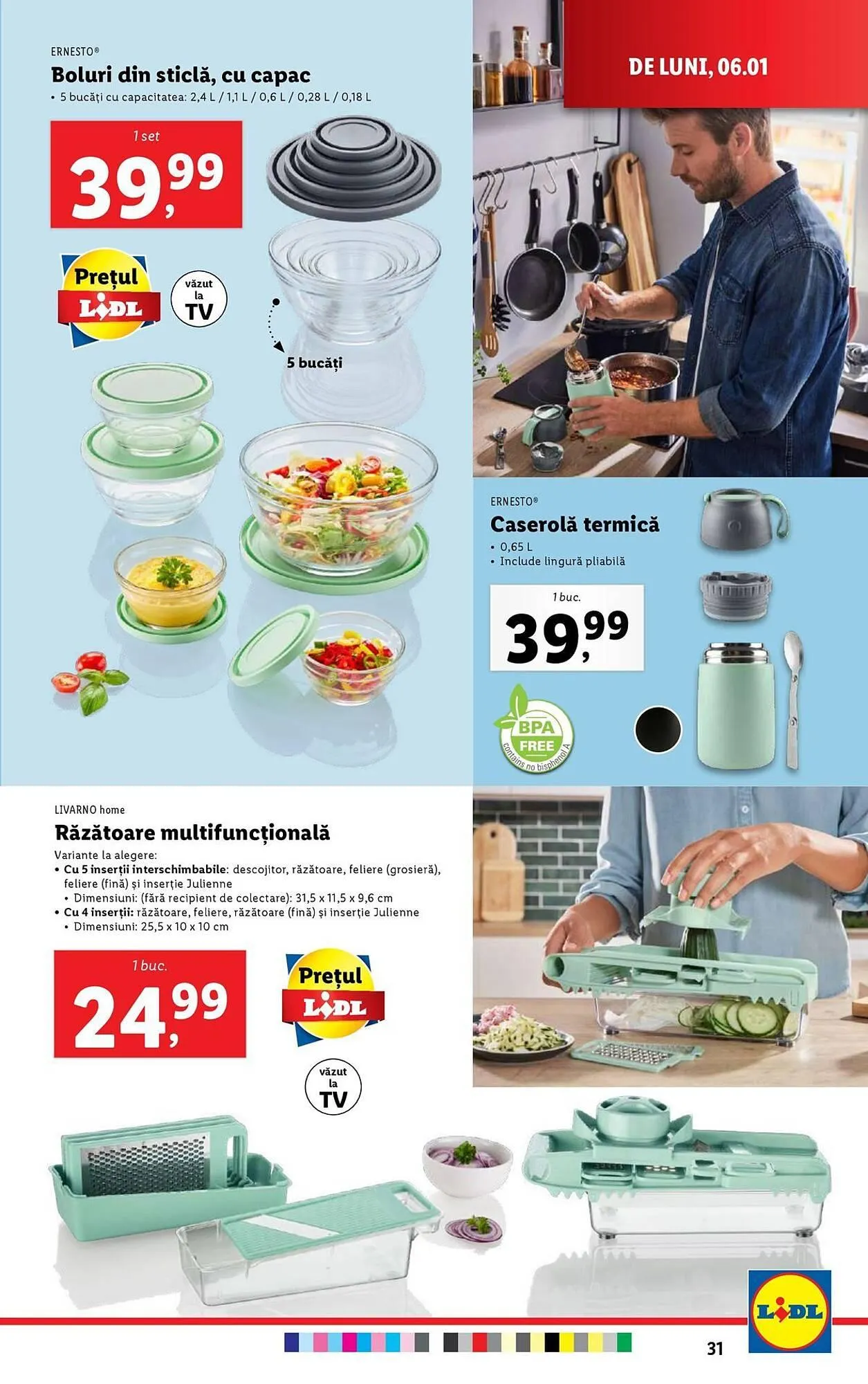 Catalog Catalog Lidl de la 6 ianuarie până la 12 ianuarie 2025 - Revista Pagina 31