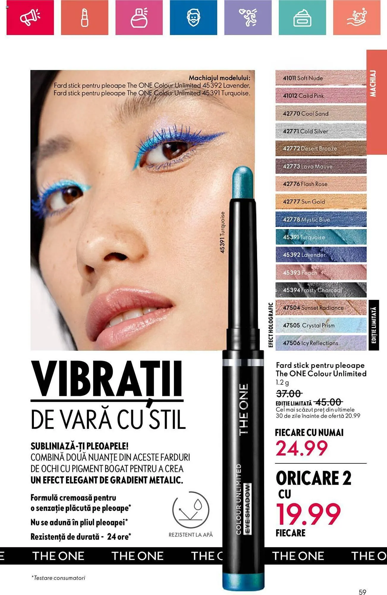 Catalog Oriflame catalog de la 28 mai până la 17 iunie 2024 - Revista Pagina 59