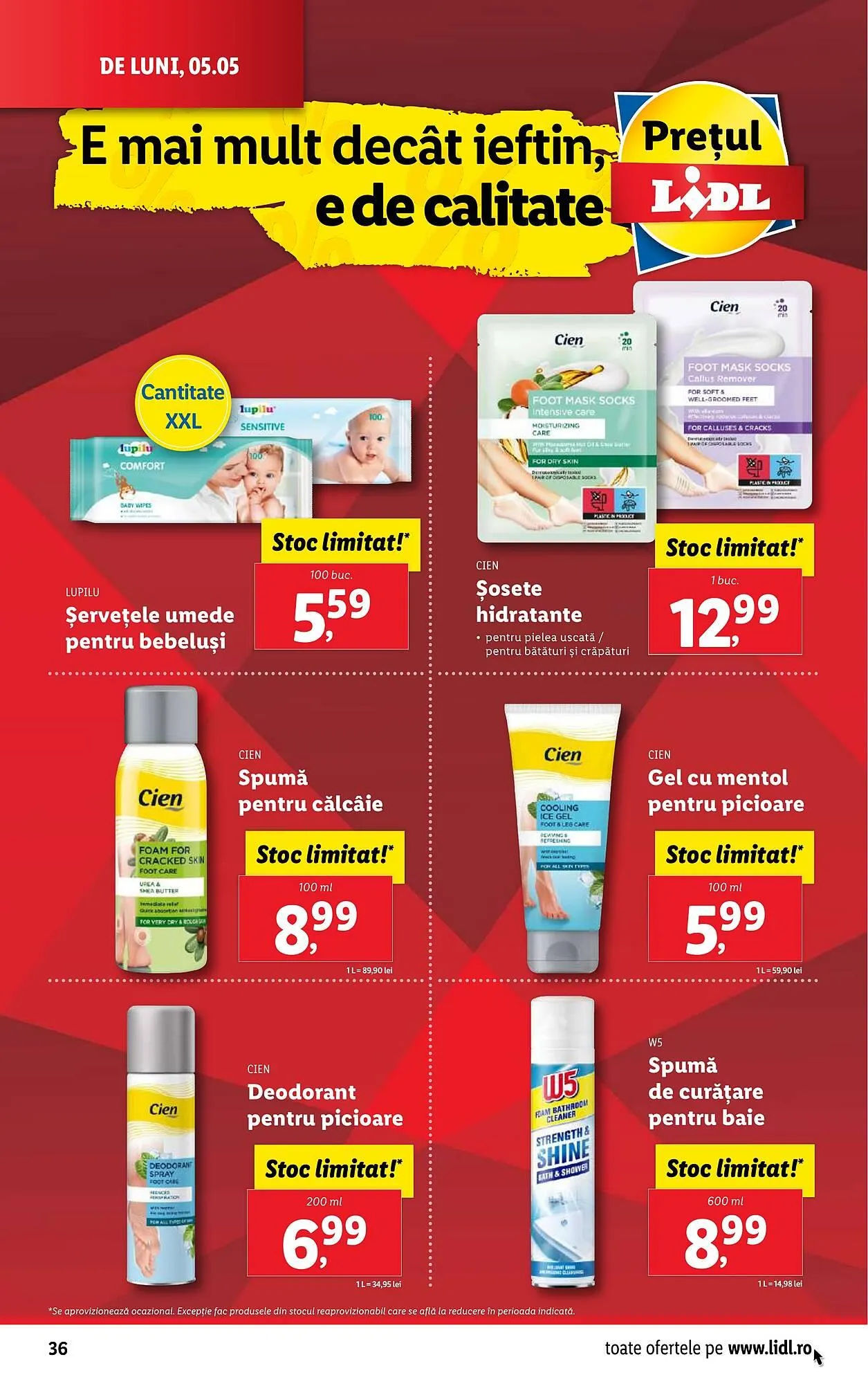 Catalog Catalog Lidl de la 5 mai până la 11 mai 2025 - Revista Pagina 36
