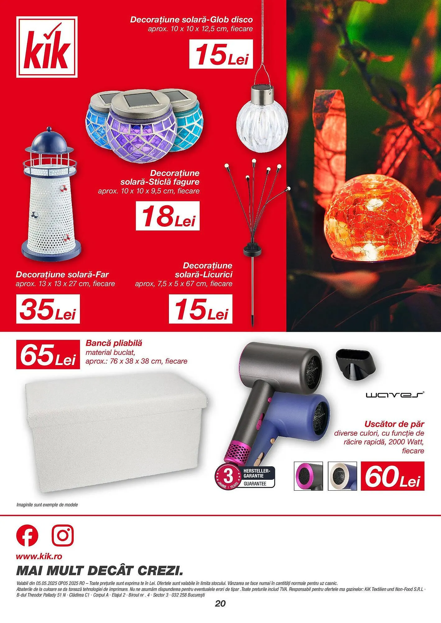 Catalog Catalog Kik de la 5 mai până la 18 mai 2025 - Revista Pagina 20