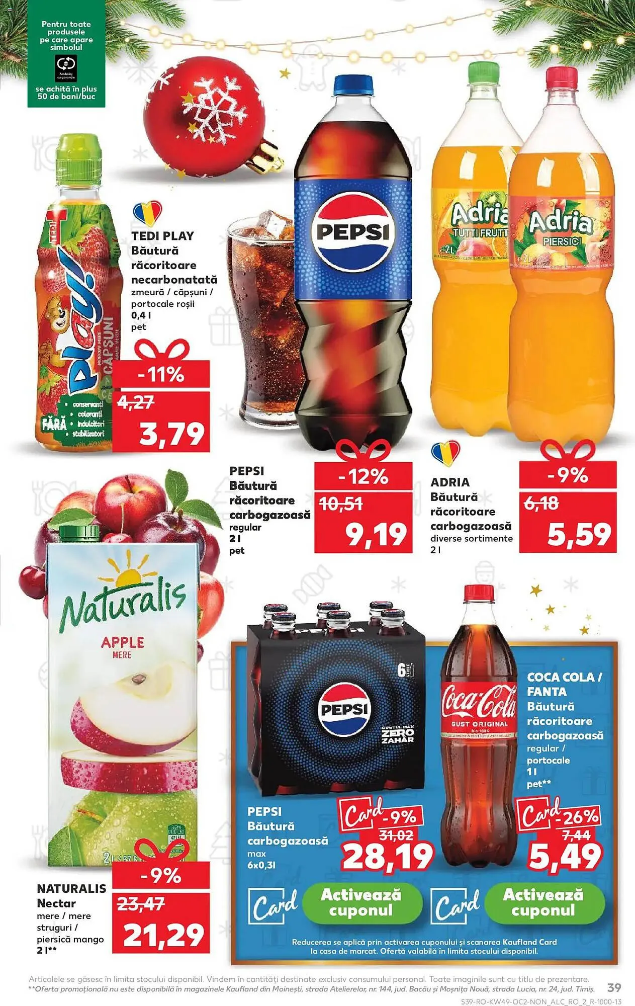 Catalog Catalog Kaufland de la 3 decembrie până la 9 decembrie 2025 - Revista Pagina 39