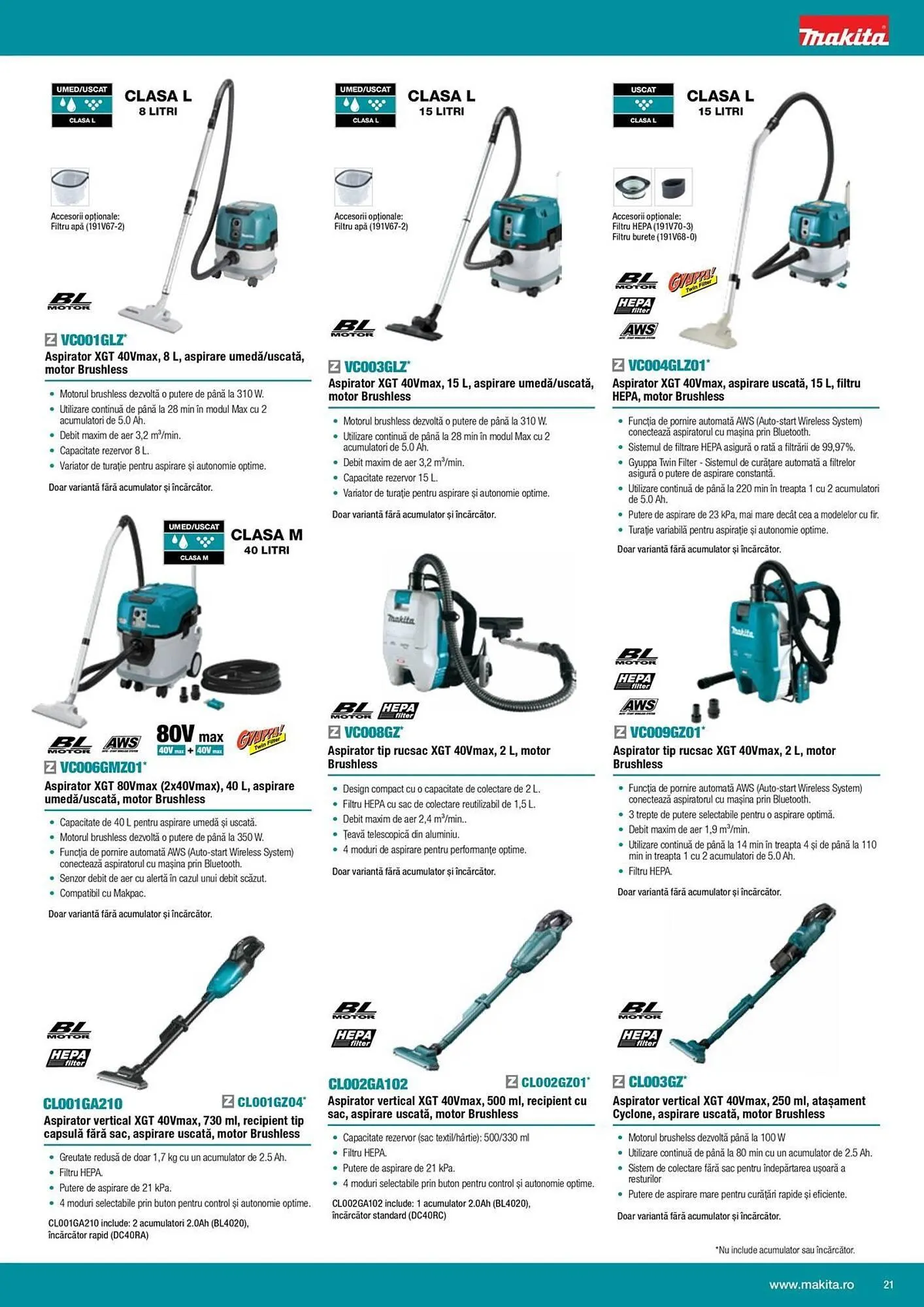 Catalog Catalog Makita de la 11 aprilie până la 28 octombrie 2025 - Revista Pagina 21