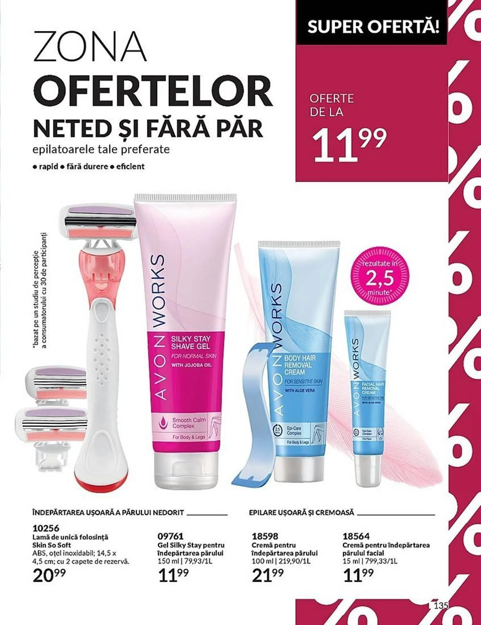 Catalog Avon catalog de la 1 septembrie până la 30 septembrie 2023 - Revista Pagina 135