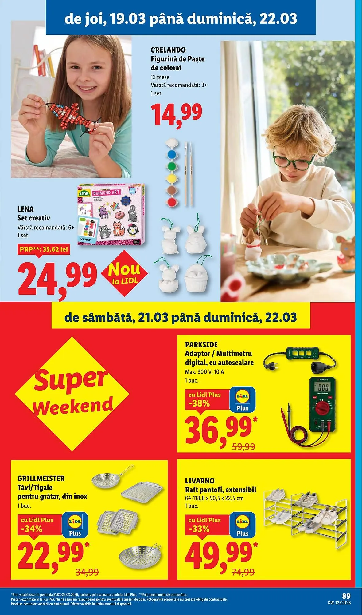 Catalog Catalog Lidl de la 16 martie până la 22 martie 2026 - Revista Pagina 89