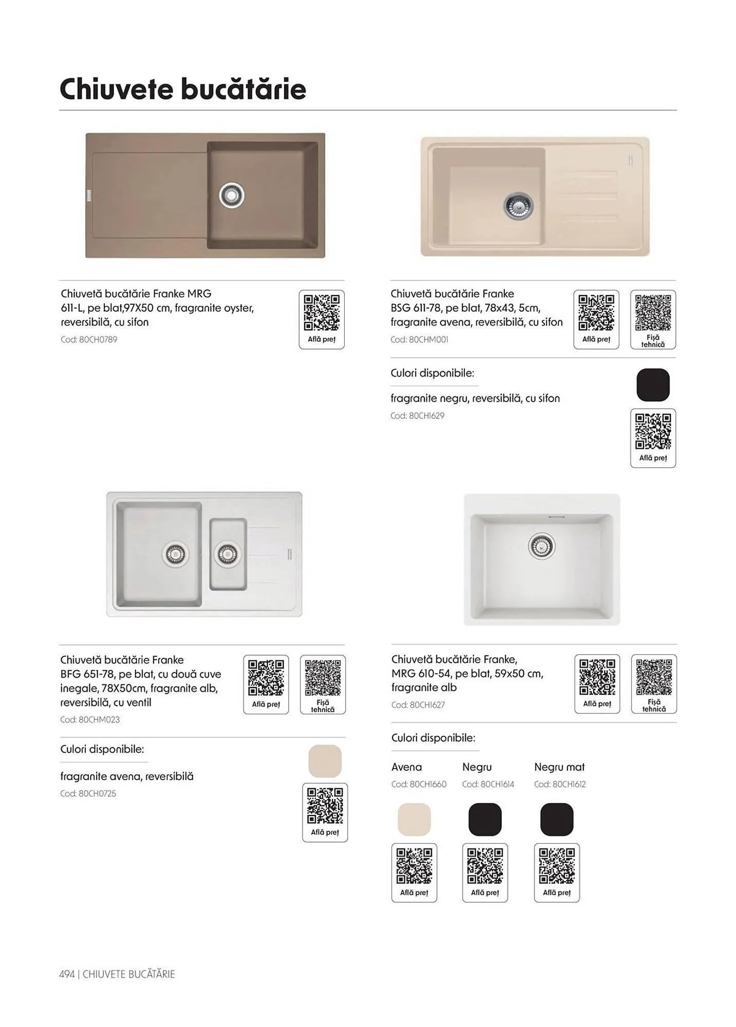 Catalog Catalog Romstal de la 1 aprilie până la 31 decembrie 2026 - Revista Pagina 494