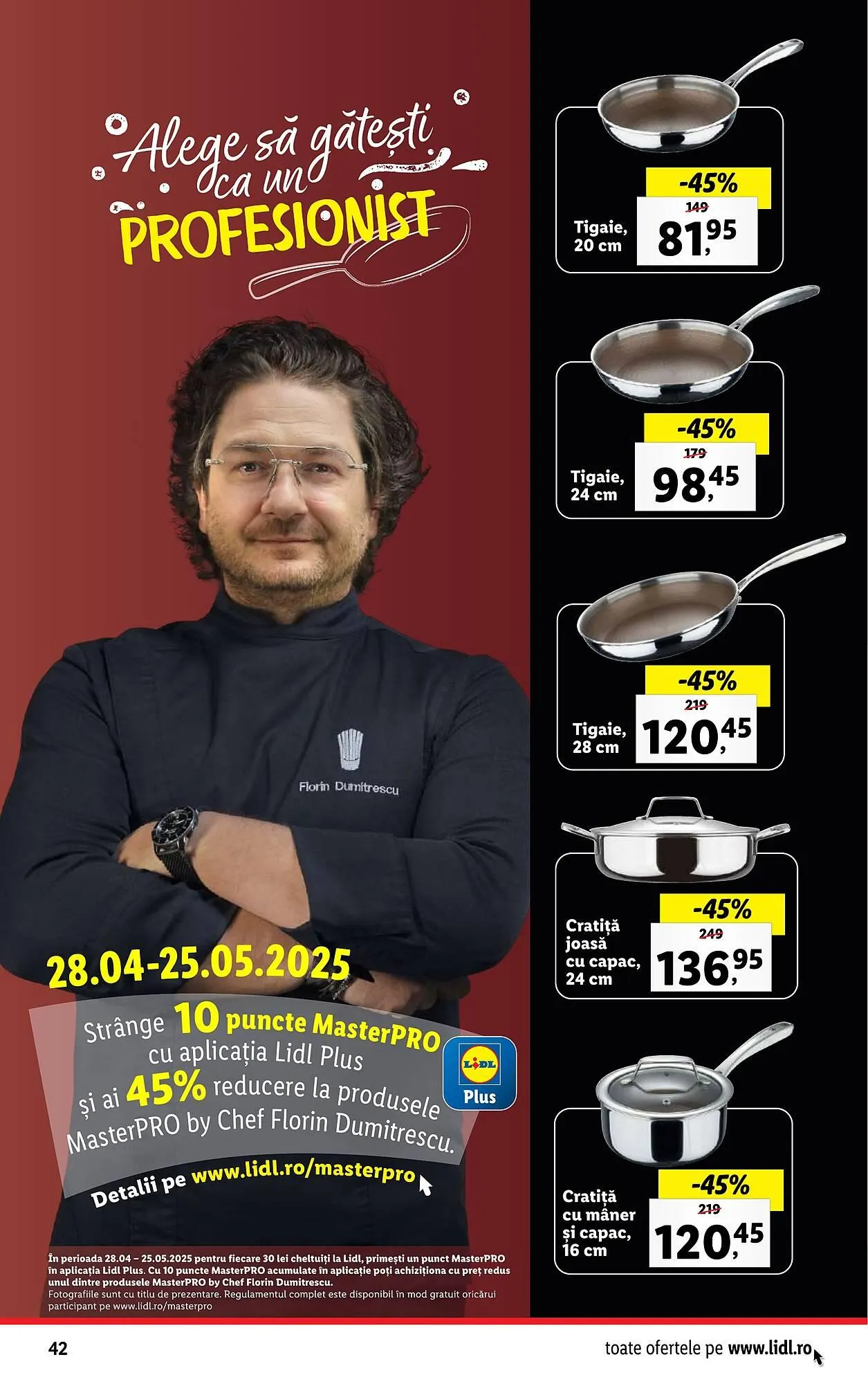 Catalog Catalog Lidl de la 22 aprilie până la 27 aprilie 2025 - Revista Pagina 42
