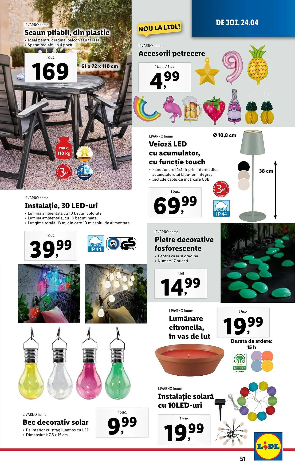 Catalog Catalog Lidl de la 22 aprilie până la 27 aprilie 2025 - Revista Pagina 51