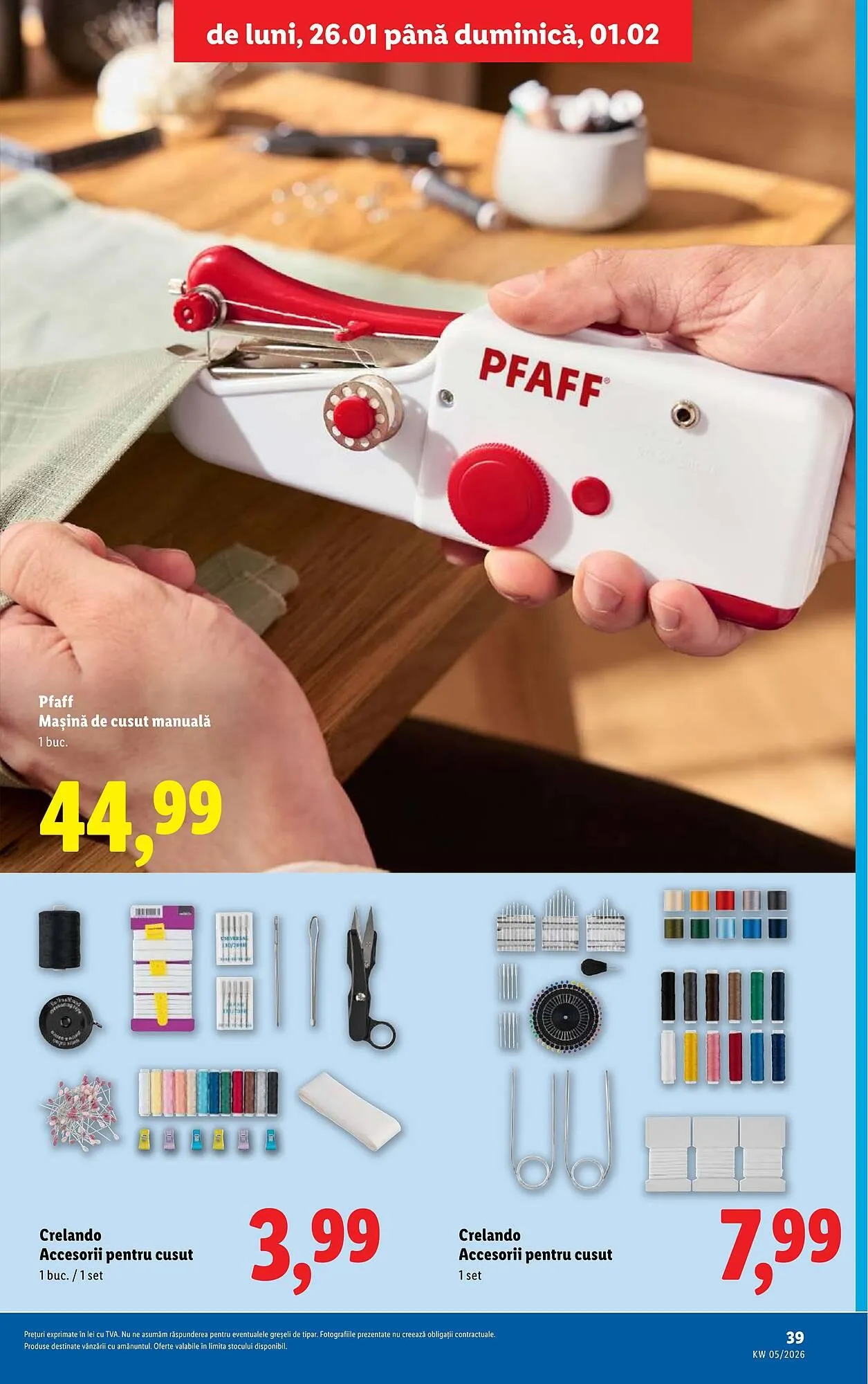 Catalog Catalog Lidl de la 26 ianuarie până la 1 februarie 2026 - Revista Pagina 39