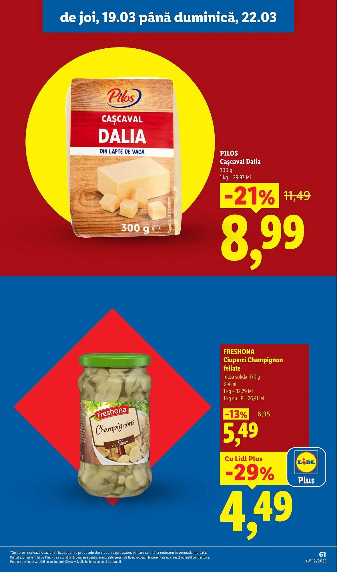 Catalog Catalog Lidl de la 16 martie până la 22 martie 2026 - Revista Pagina 61