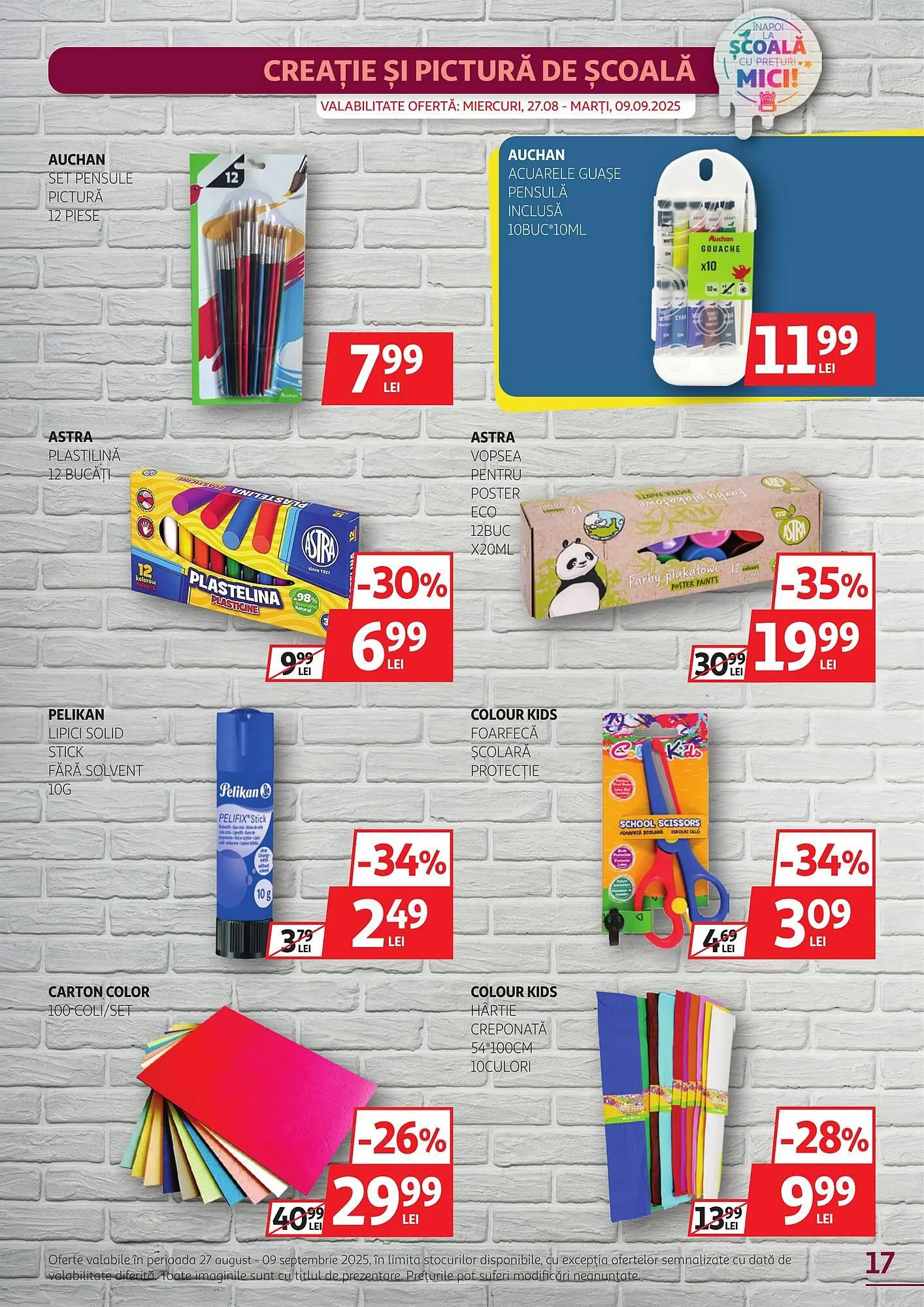 Catalog Catalog Auchan de la 27 august până la 9 septembrie 2025 - Revista Pagina 17