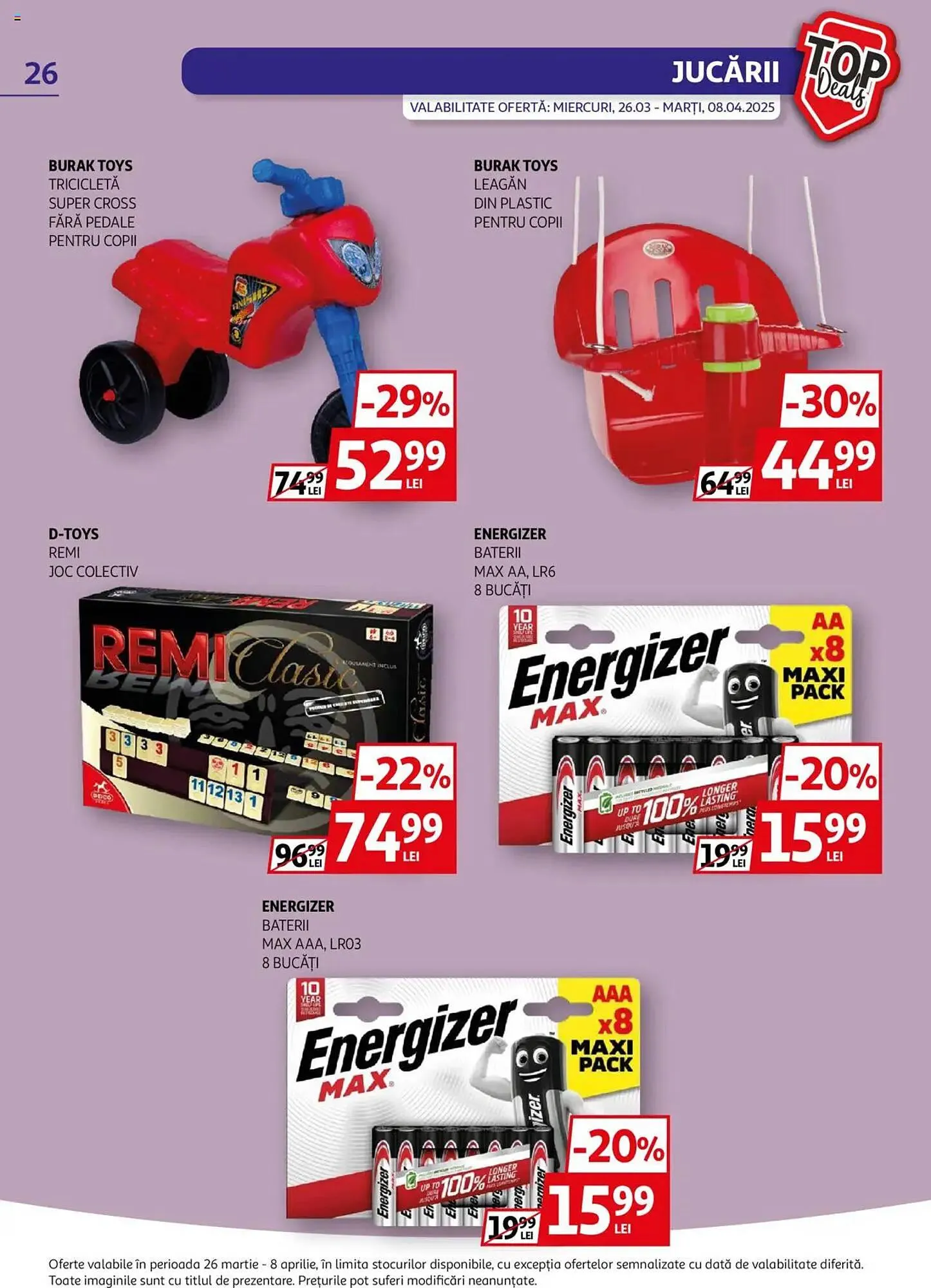 Catalog Catalog Auchan de la 26 martie până la 8 aprilie 2025 - Revista Pagina 26