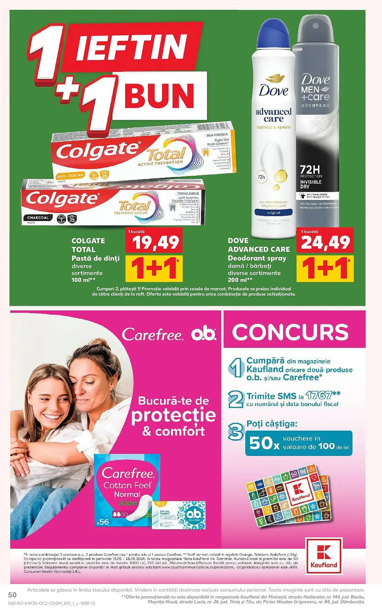 Catalog Catalog Kaufland de la 13 mai până la 19 mai 2026 - Revista Pagina 50