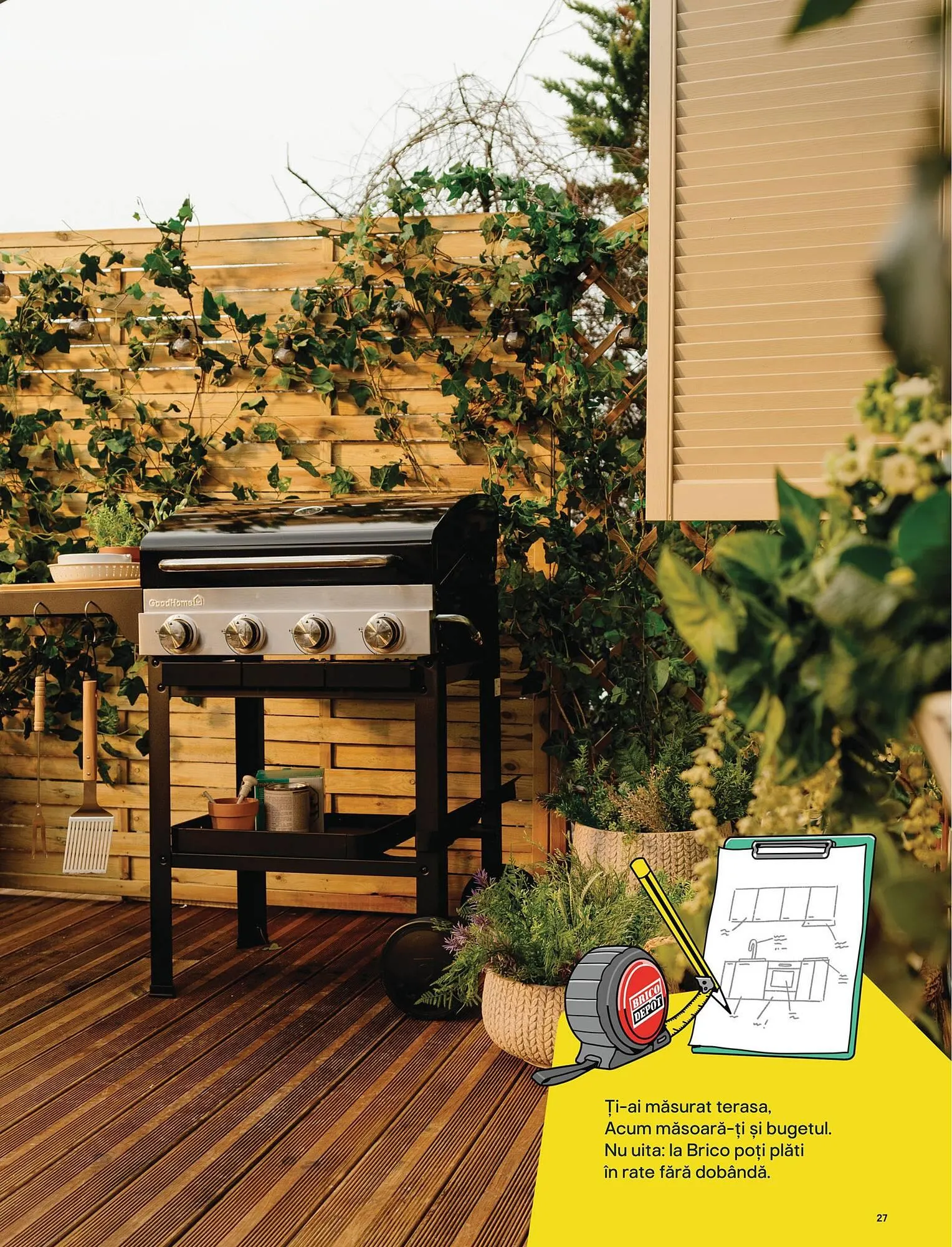 Catalog Catalog Brico Depôt de la 9 mai până la 22 aprilie 2025 - Revista Pagina 27