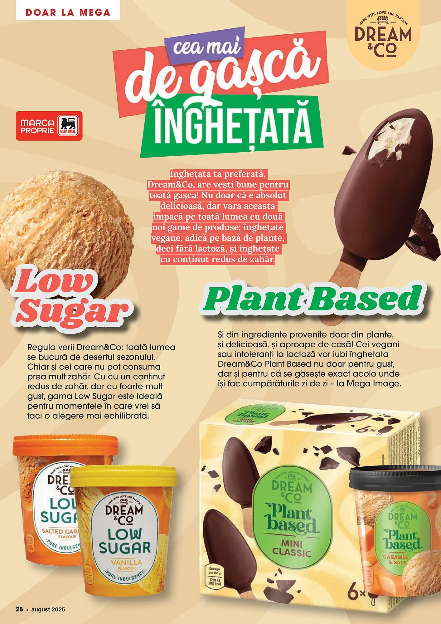 Catalog Catalog Mega Image de la 1 august până la 31 august 2025 - Revista Pagina 28