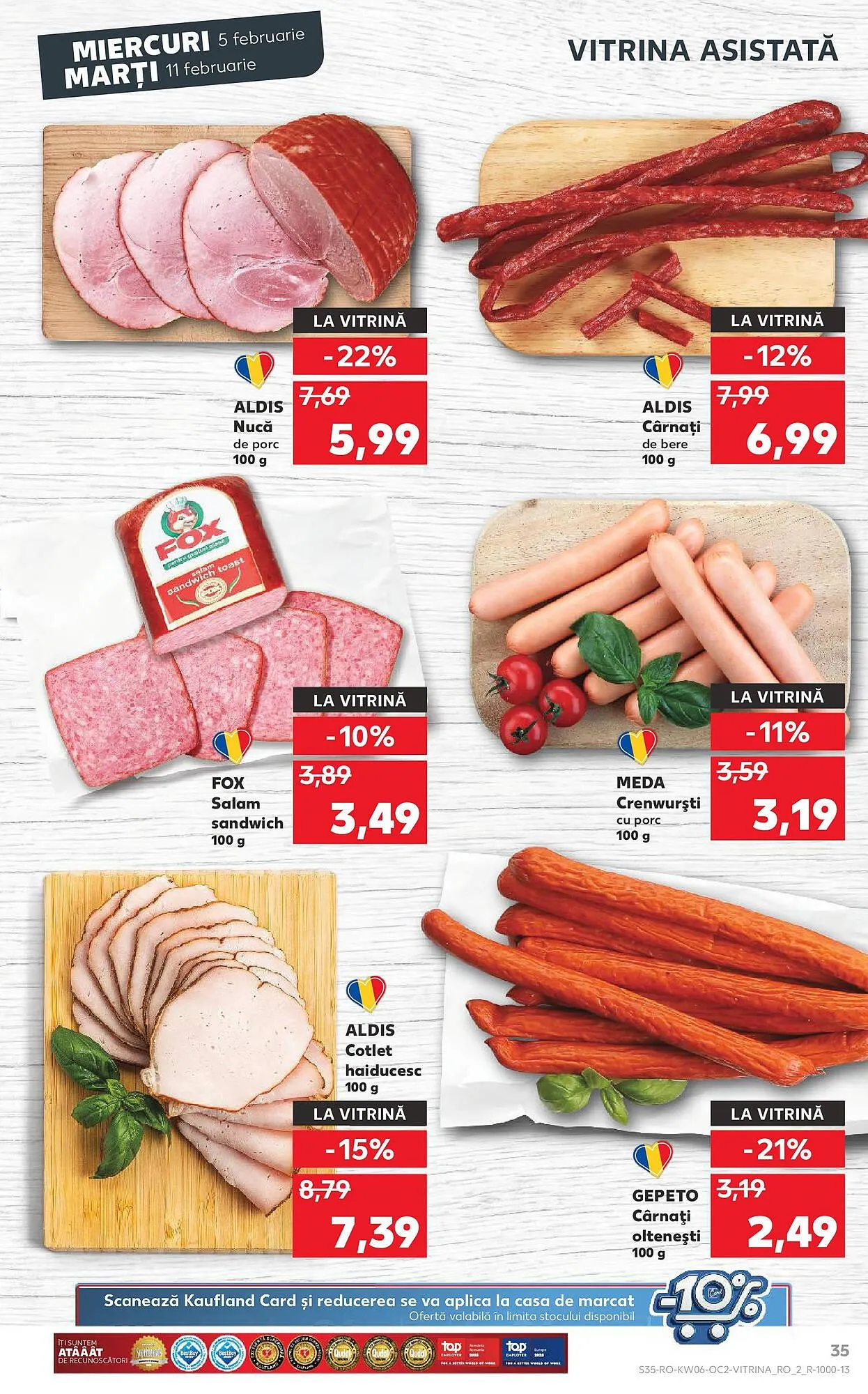 Catalog Catalog Kaufland de la 5 februarie până la 11 februarie 2025 - Revista Pagina 35