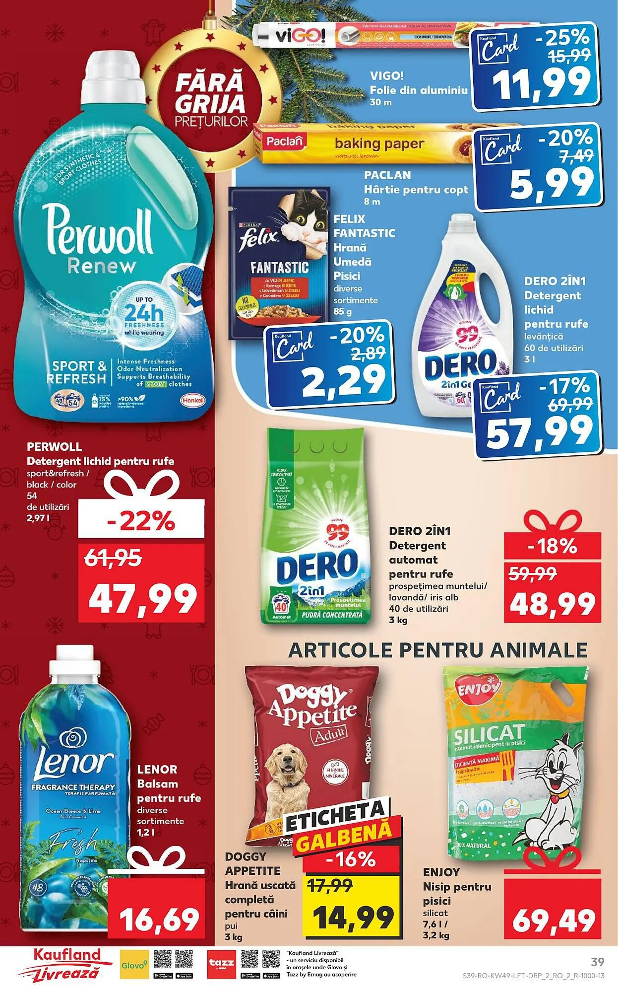 Catalog Kaufland catalog de la 6 decembrie până la 12 decembrie 2023 - Revista Pagina 39
