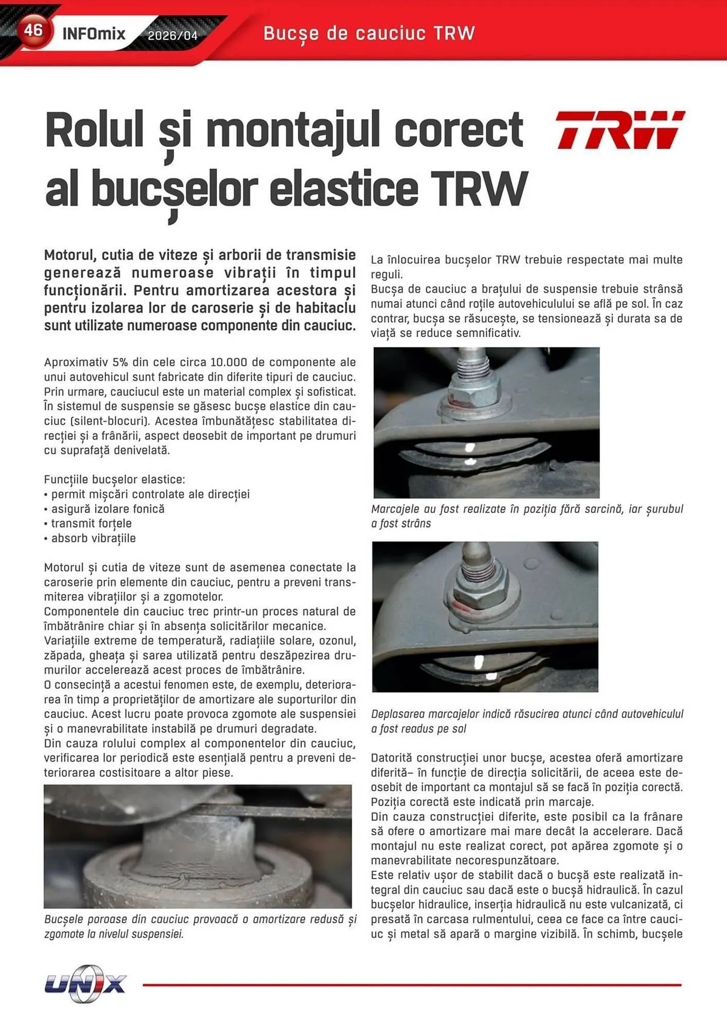 Catalog Catalog UNIX Auto de la 1 aprilie până la 30 aprilie 2026 - Revista Pagina 46