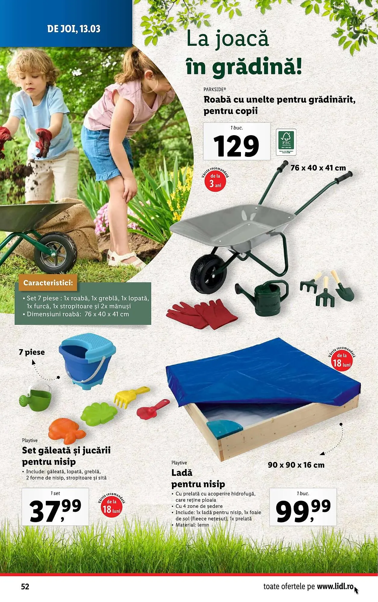 Catalog Catalog Lidl de la 10 martie până la 16 martie 2025 - Revista Pagina 52