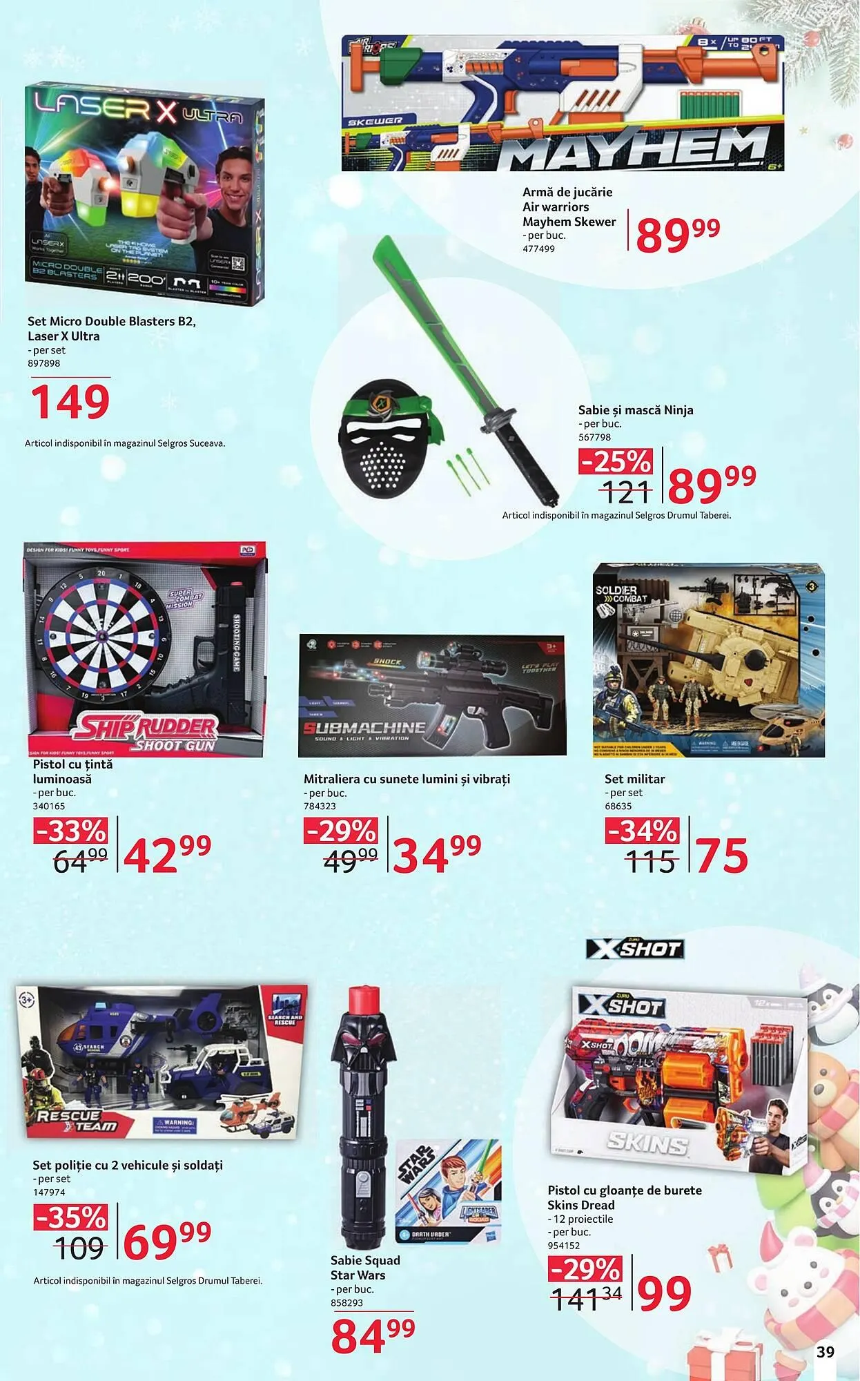 Catalog Catalog Selgros de la 6 decembrie până la 24 decembrie 2025 - Revista Pagina 39