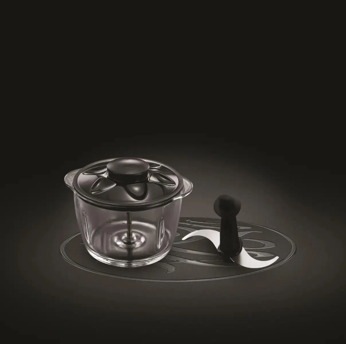 Mini tocator electric Russell Hobbs 24660-56, 200 W, Rosu