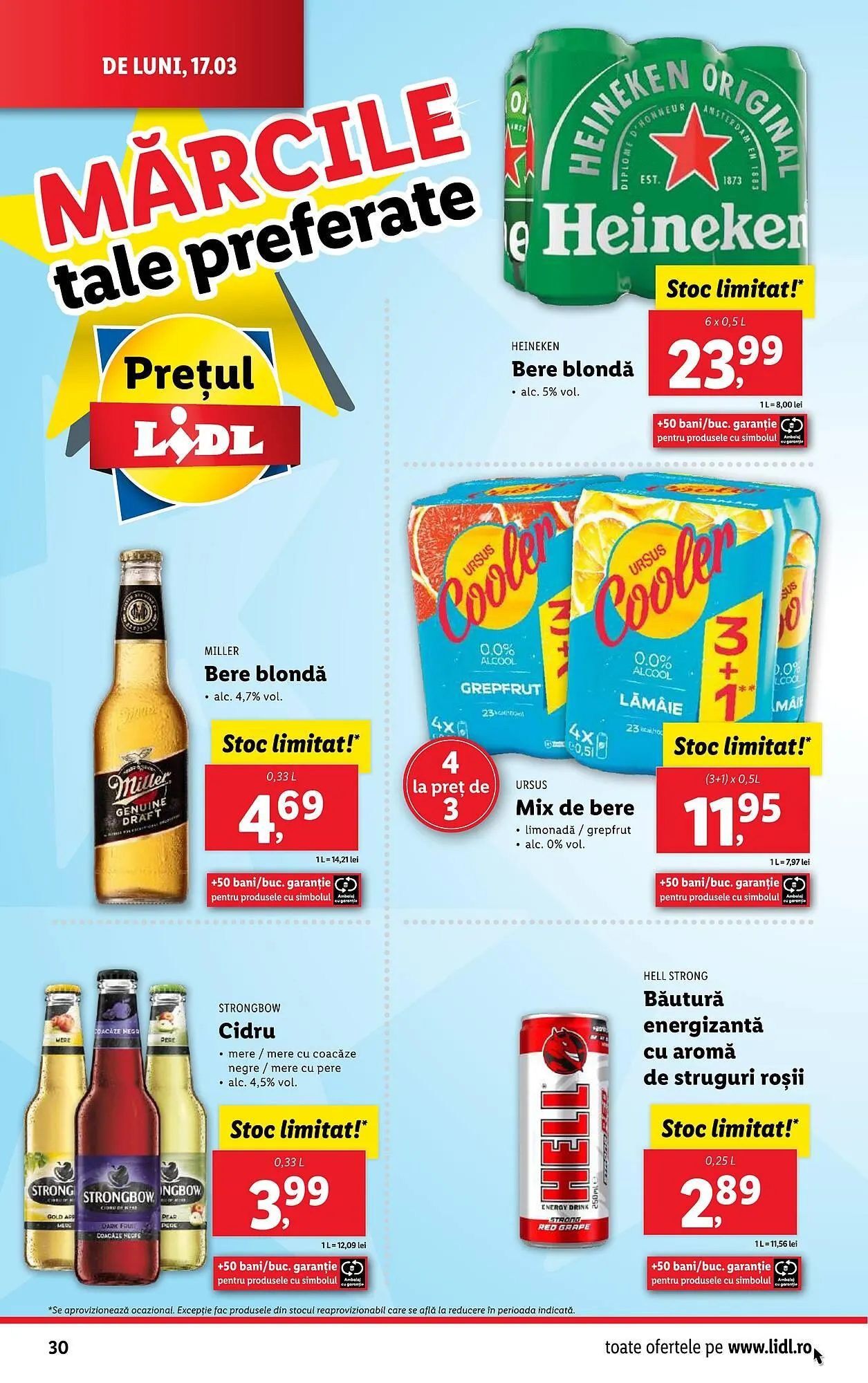 Catalog Catalog Lidl de la 17 martie până la 23 martie 2025 - Revista Pagina 30