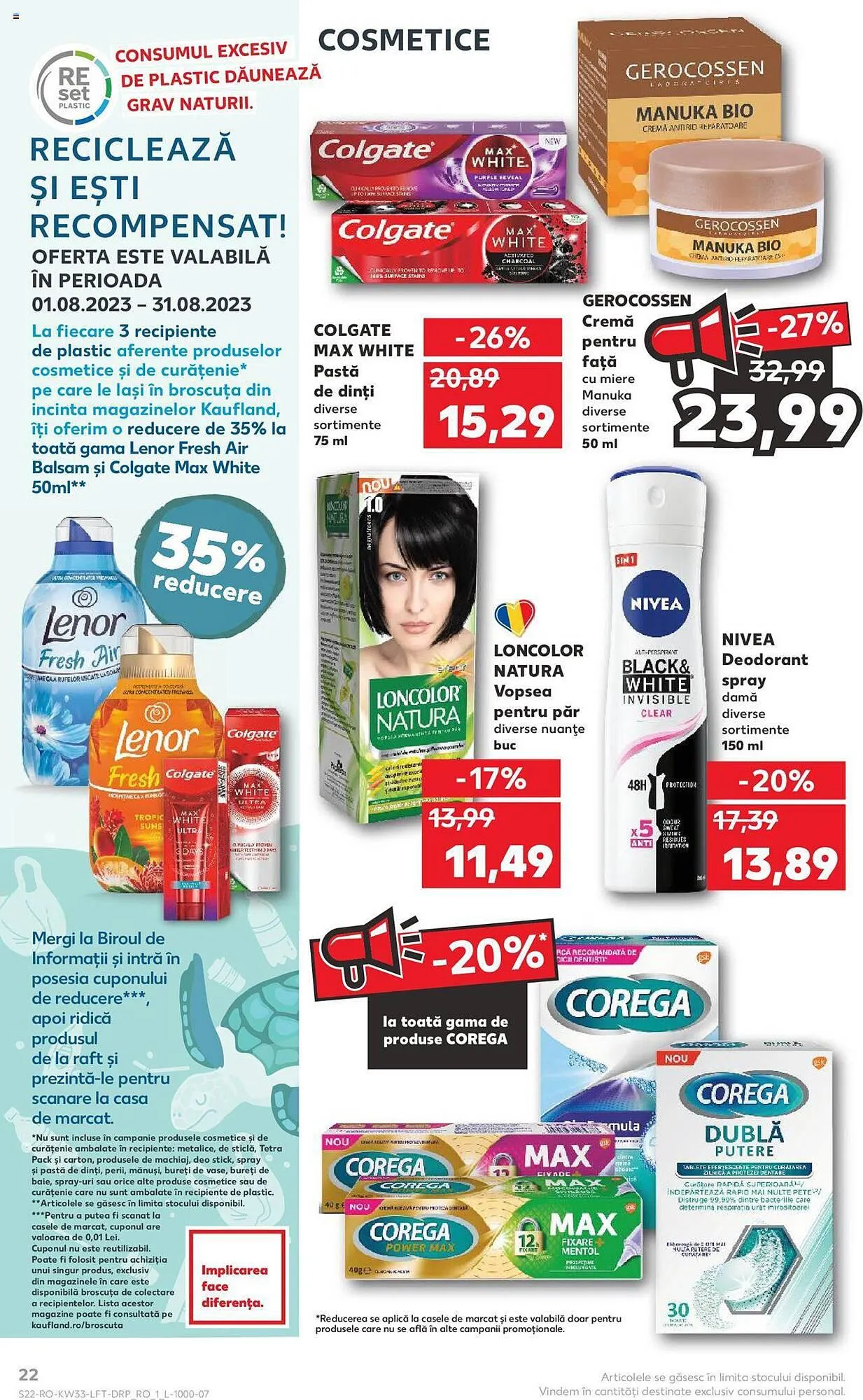 Catalog Kaufland catalog de la 16 august până la 22 august 2023 - Revista Pagina 22
