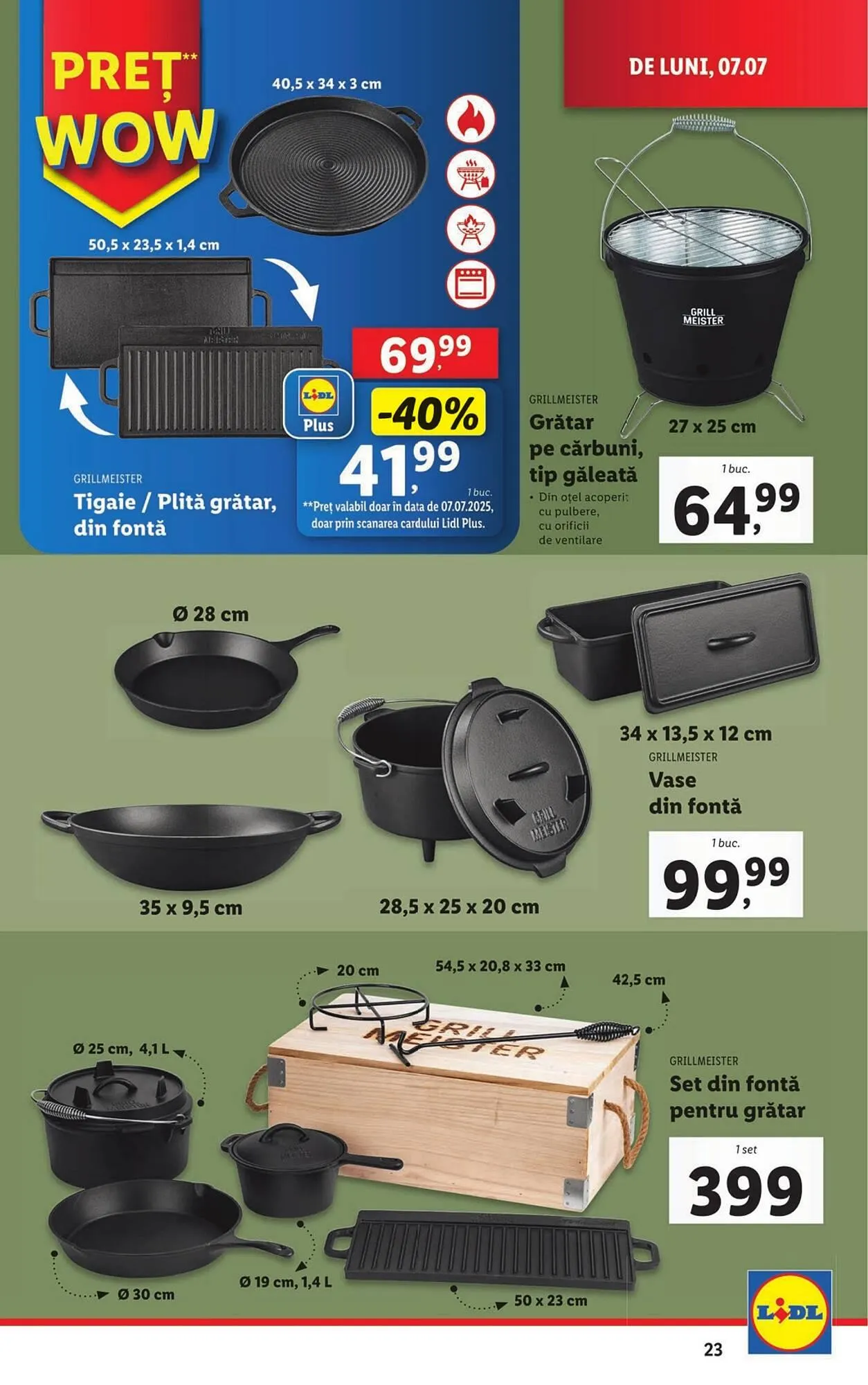 Catalog Catalog Lidl de la 7 iulie până la 13 iulie 2025 - Revista Pagina 23