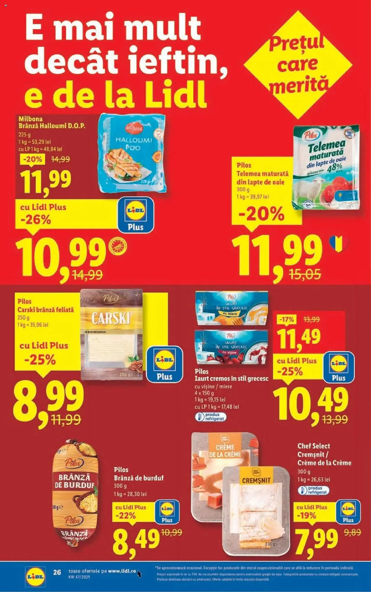Catalog Catalog Lidl de la 16 noiembrie până la 23 noiembrie 2025 - Revista Pagina 26