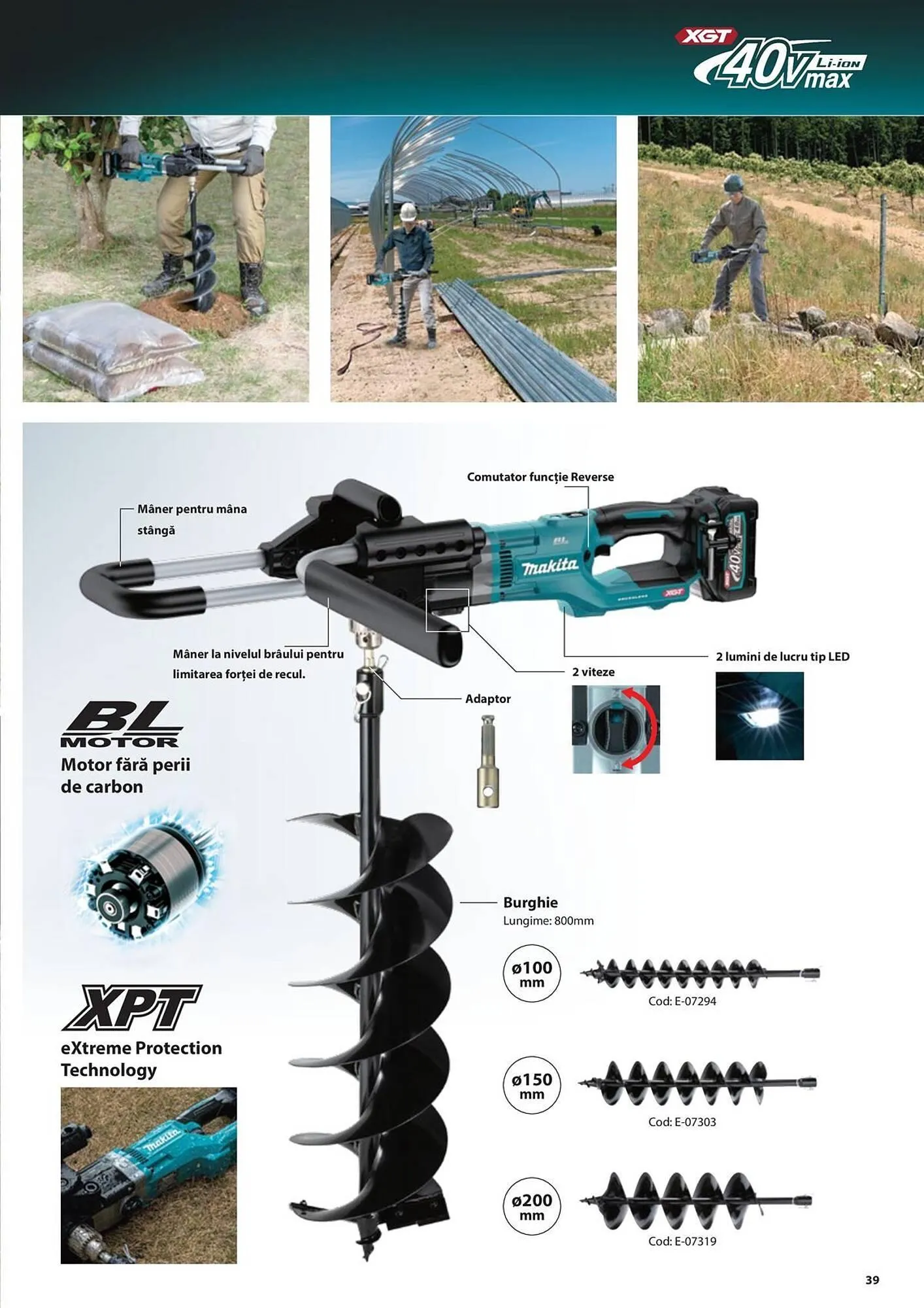 Catalog Сatalog Makita de la 19 iunie până la 31 decembrie 2024 - Revista Pagina 39