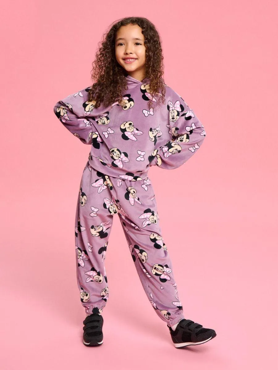 Set din velur Minnie Mouse