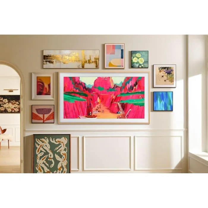 Televizor Samsung Tablou QLED The Frame Pro 65LS03F, 163 cm, Smart, 4K Ultra HD, Clasa G