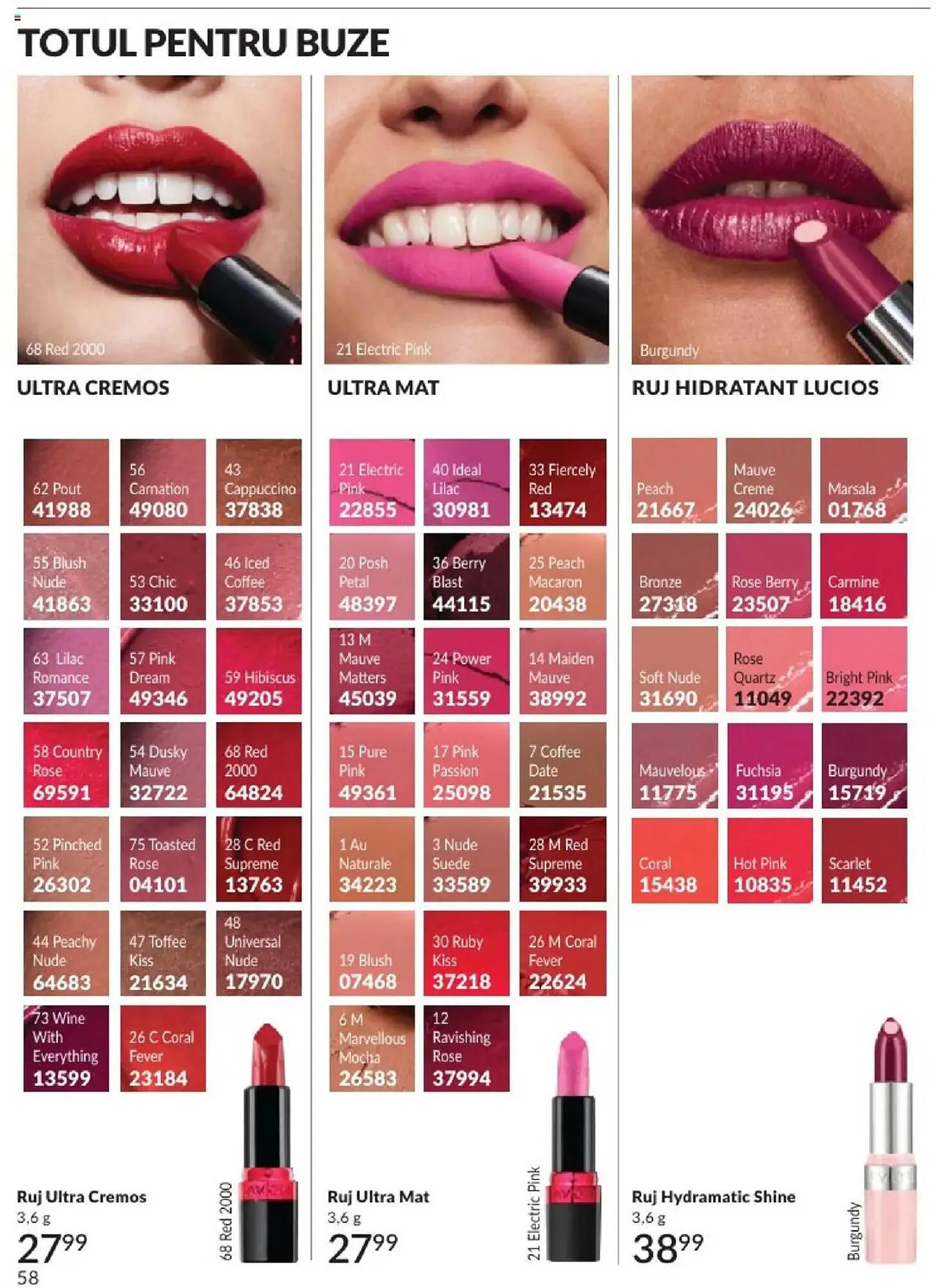 Catalog Catalog Avon de la 31 mai până la 30 iunie 2025 - Revista Pagina 58