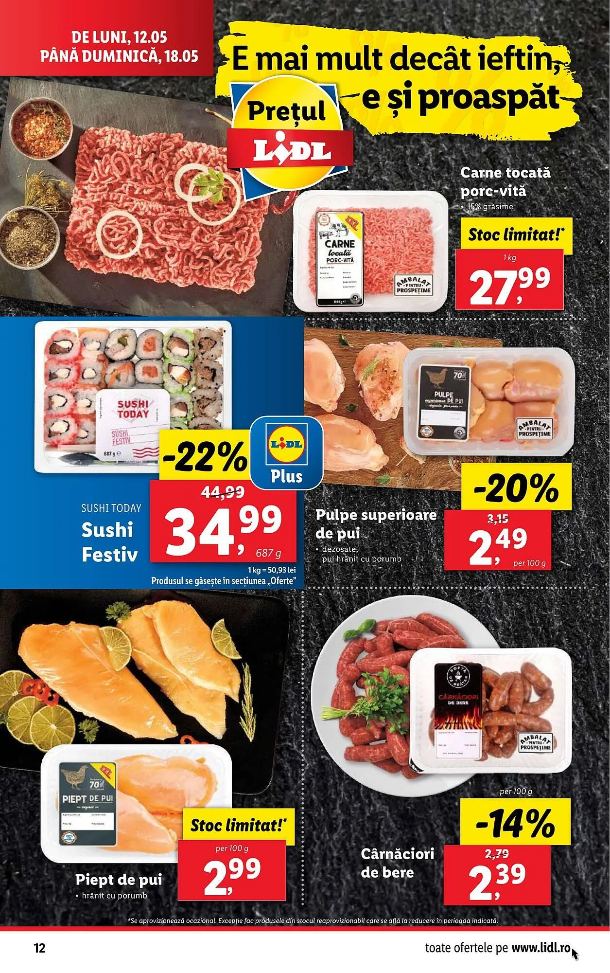 Catalog Catalog Lidl de la 12 mai până la 18 mai 2025 - Revista Pagina 12