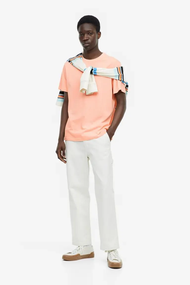 Tricou cu decolteu rotund Regular Fit