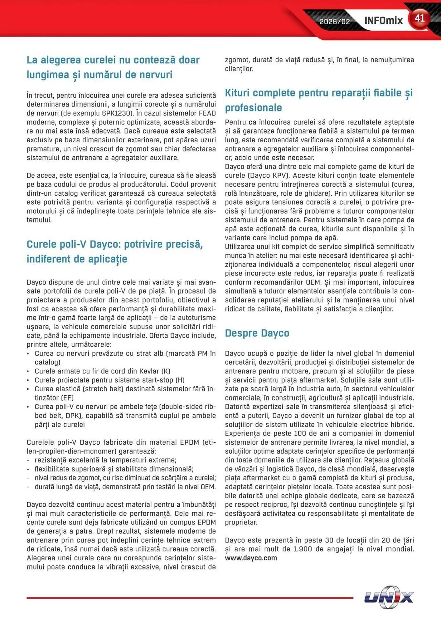 Catalog Catalog UNIX Auto de la 4 februarie până la 28 februarie 2026 - Revista Pagina 41