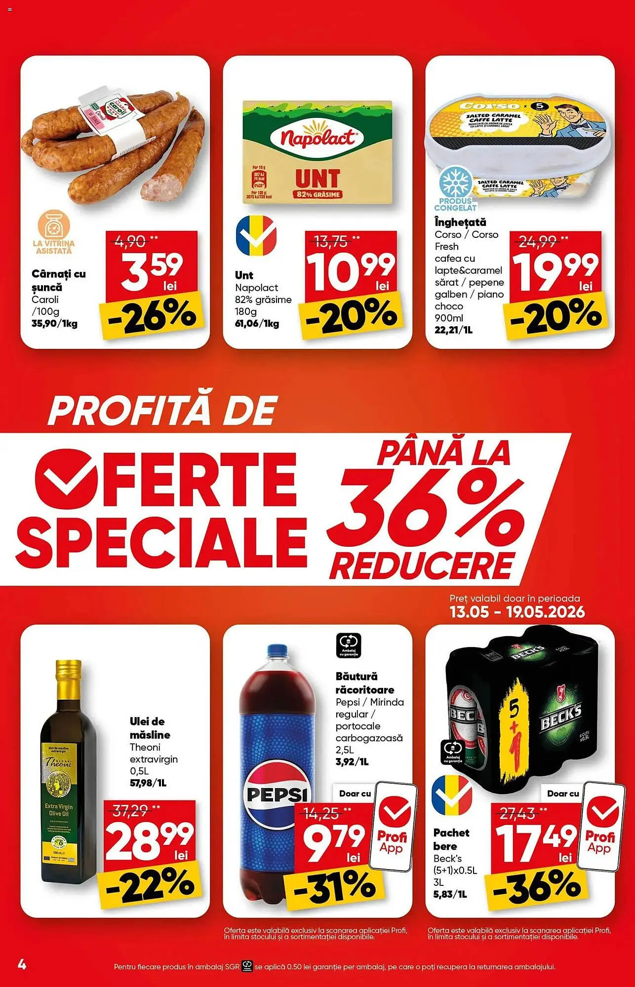 Catalog Catalog PROFI de la 13 mai până la 26 mai 2026 - Revista Pagina 4